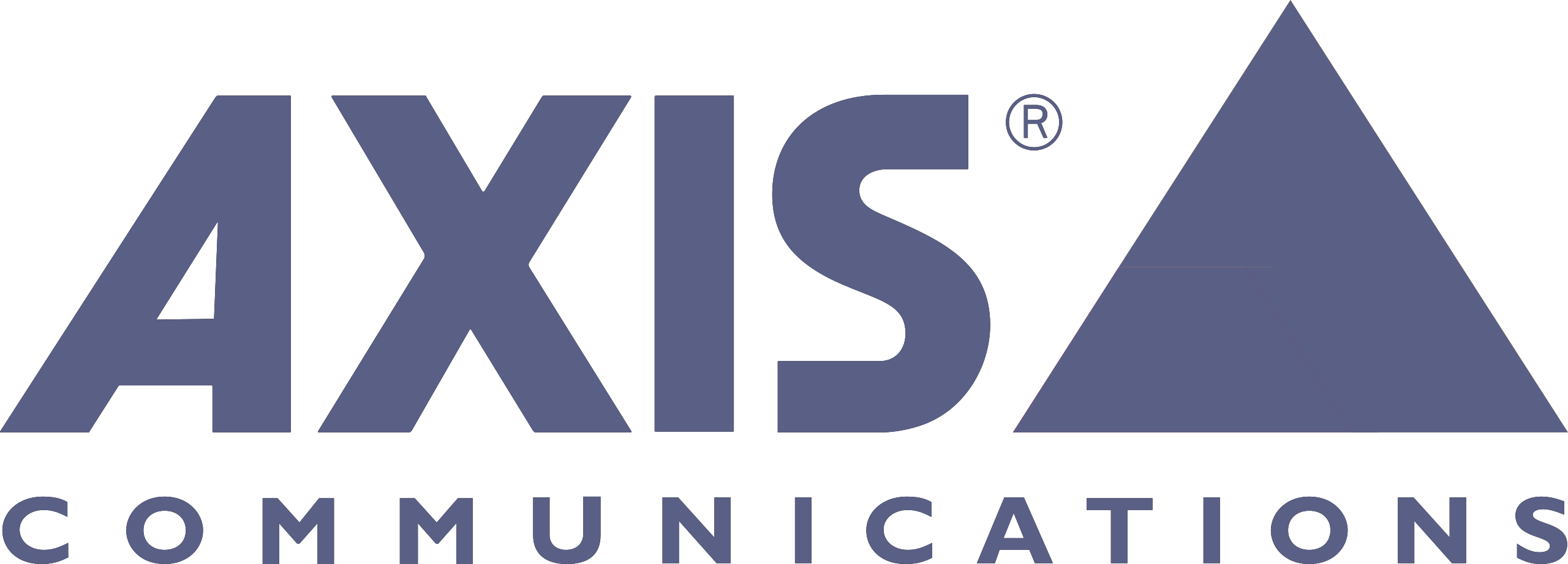 Axis Communications logo with transparent background