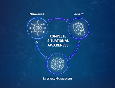 graphic depicting complete situational awareness model