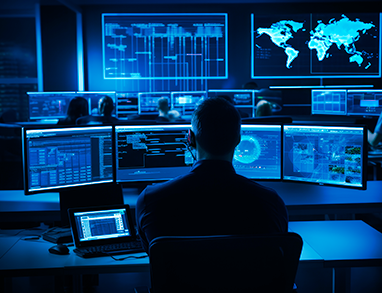 noc operations stock image