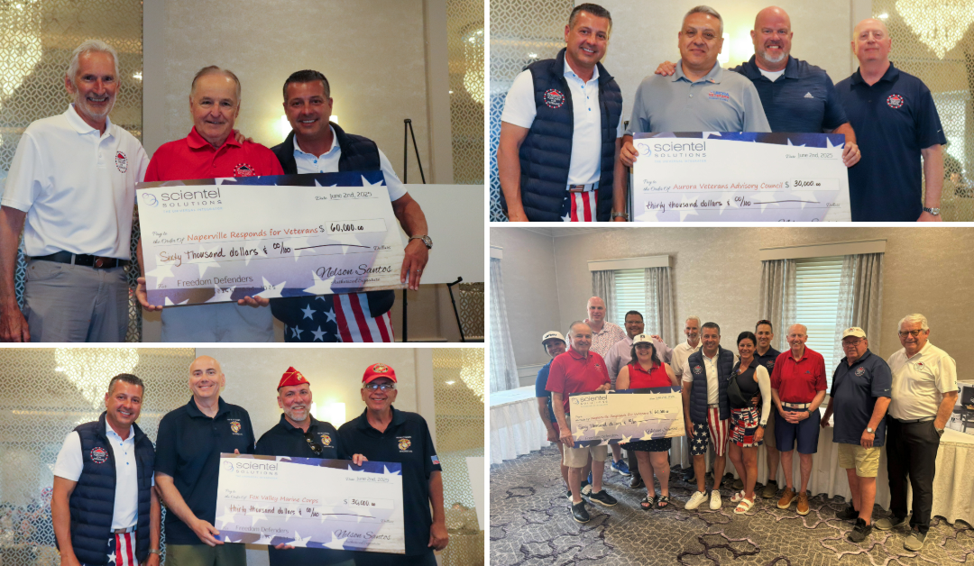 Swinging with Purpose: Scientel Solutions’ Golf Outing Raises $120,000 to Support Local Veterans